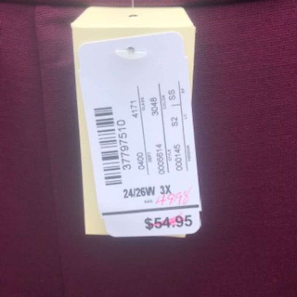 Size: 24/26W 3x Pleated Skirt Bundle . {2} Pcs Christopher & Banks . New w/ Tags - Picture 8 of 8